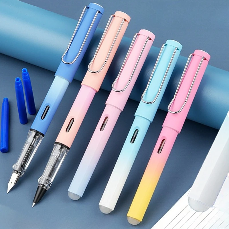 Erasable pen, hble pen for students, high-value replaceable ink bag fountain pen for primary school students in the third grade
Erasable pen, hble pen for students, high-value replaceable ink bag fountain pen for primary school students in the third grade