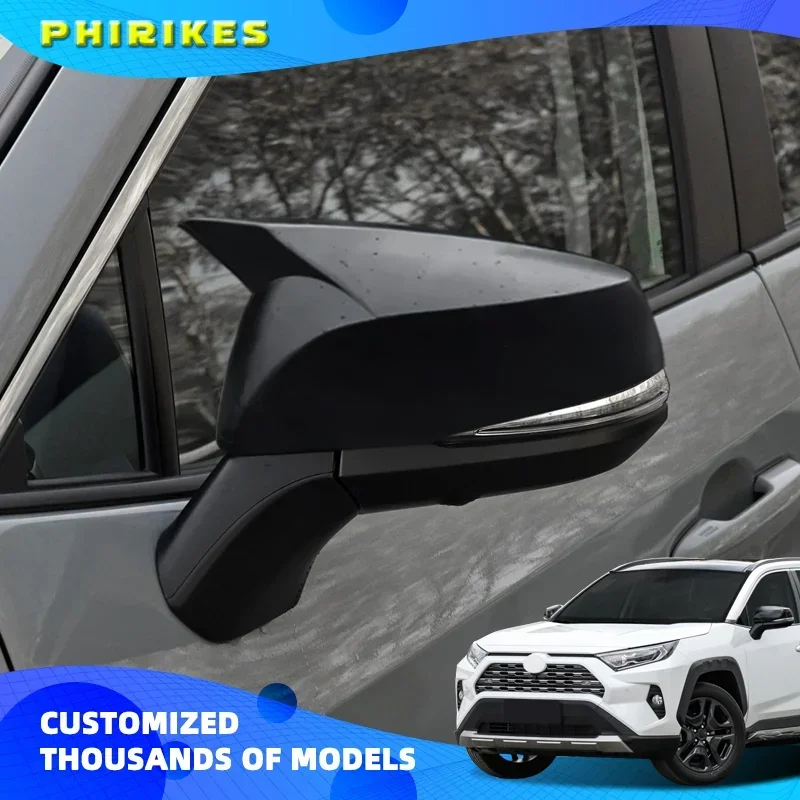 Carbon Fiber Car Rearview Mirror Cover Side Door Wing Trim for Toyota RAV4 Highlander Sienna 2019 2020 2021
Carbon Fiber Car Rearview Mirror Cover Side Door Wing Trim for Toyota RAV4 Highlander Sienna 2019 2020 2021