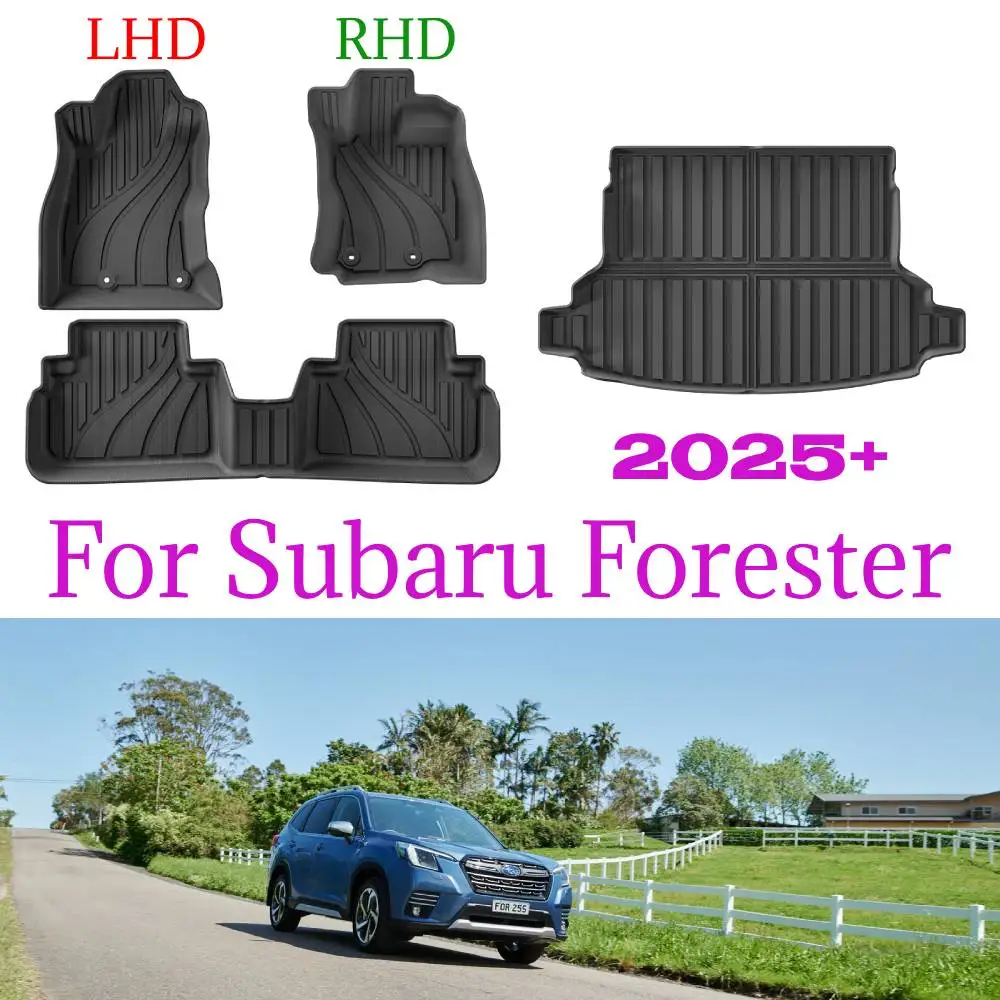 For Subaru Forester 2025 2026 TPE Floor Mats All Weather Protection Cargo Liner Waterproof Trunk Mat Backrest Pad LHD RHD
For Subaru Forester 2025 2026 TPE Floor Mats All Weather Protection Cargo Liner Waterproof Trunk Mat Backrest Pad LHD RHD