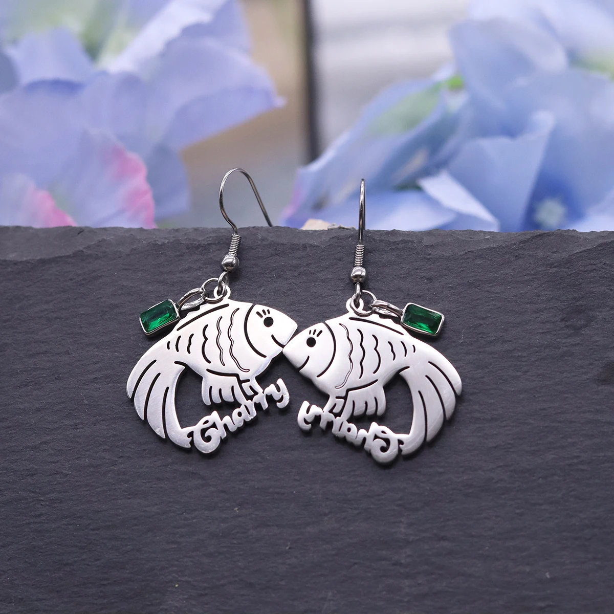Customized Trendy Cute Fish Name Pendant Earrings for Women Silver Plated, Perfect for Beach Trips & Casual Summer Events
Customized Trendy Cute Fish Name Pendant Earrings for Women Silver Plated, Perfect for Beach Trips & Casual Summer Events