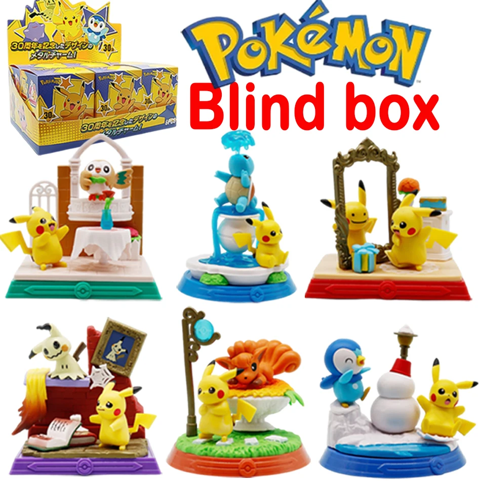 Anime Pok é mon blind box Figure Pikachu 30th Anniversary Edition Series Kawaii Desktop Ornaments Collectible Figurine Model Toy
Anime Pok é mon blind box Figure Pikachu 30th Anniversary Edition Series Kawaii Desktop Ornaments Collectible Figurine Model Toy