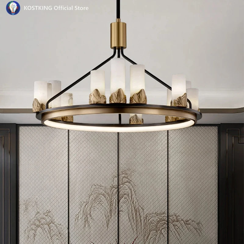 Nordic Postmodern Villa Living Room Dining Table Brass Alabaster Chandelier Modern Bedroom Study Marble Led Pendant Light
Nordic Postmodern Villa Living Room Dining Table Brass Alabaster Chandelier Modern Bedroom Study Marble Led Pendant Light