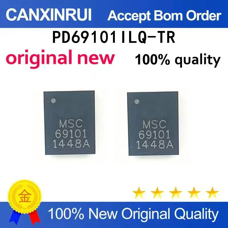 (5-100 pieces)PD69101ILQ-TR QFN24 silk screen printing: MSC69101 spot chip
(5-100 pieces)PD69101ILQ-TR QFN24 silk screen printing: MSC69101 spot chip