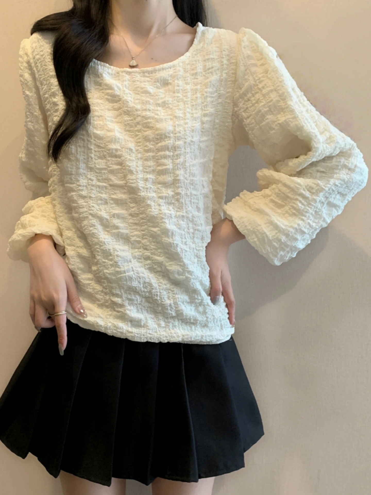 Slimming Design Short Sleeve Long Shirt Women's Base Layer Spring Autumn New Style plus Size Fat MM Texture Feeling Korean Ve...
Slimming Design Short Sleeve Long Shirt Women's Base Layer Spring Autumn New Style plus Size Fat MM Texture Feeling Korean Ve...