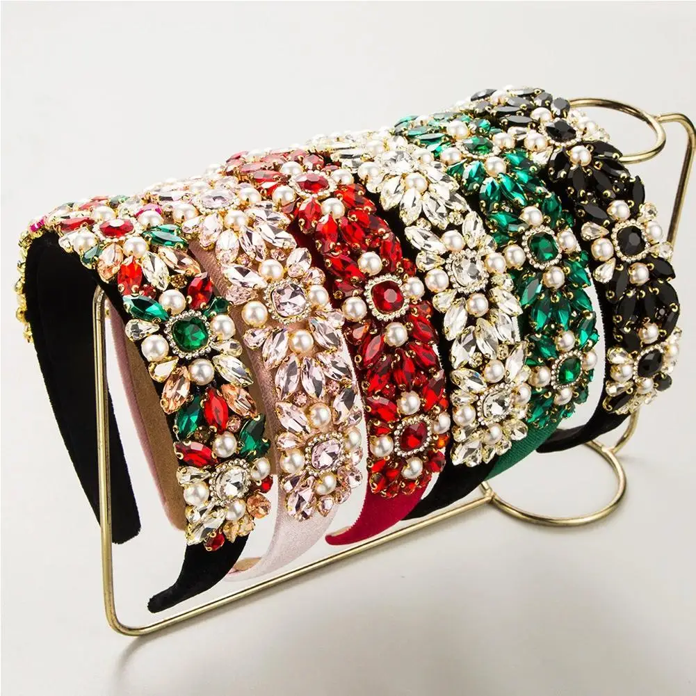 Luxury Crystal Pearl Headband,Heavy Work Rhinestone Hair Band, Elegant Hair Accessory for Wedding Party Women
Luxury Crystal Pearl Headband,Heavy Work Rhinestone Hair Band, Elegant Hair Accessory for Wedding Party Women