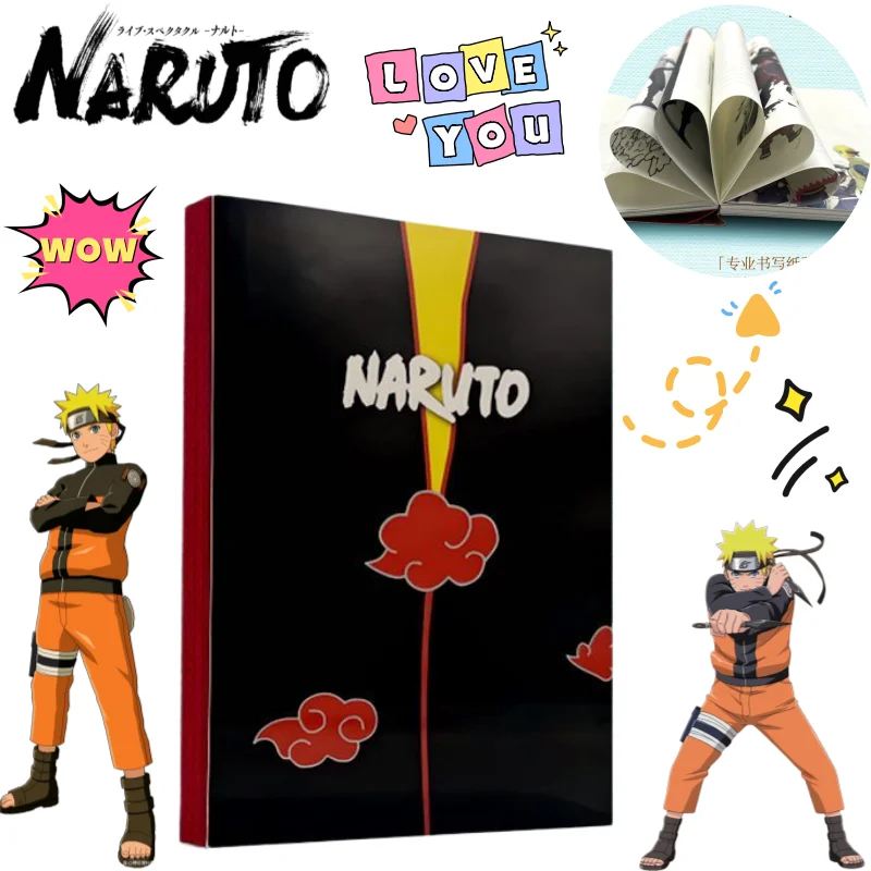 NARUTO Uzumaki Naruto Animation Peripheral Retro Color Page Notebook Creative Cartoon Two-dimensional Portable Student Notepad
NARUTO Uzumaki Naruto Animation Peripheral Retro Color Page Notebook Creative Cartoon Two-dimensional Portable Student Notepad