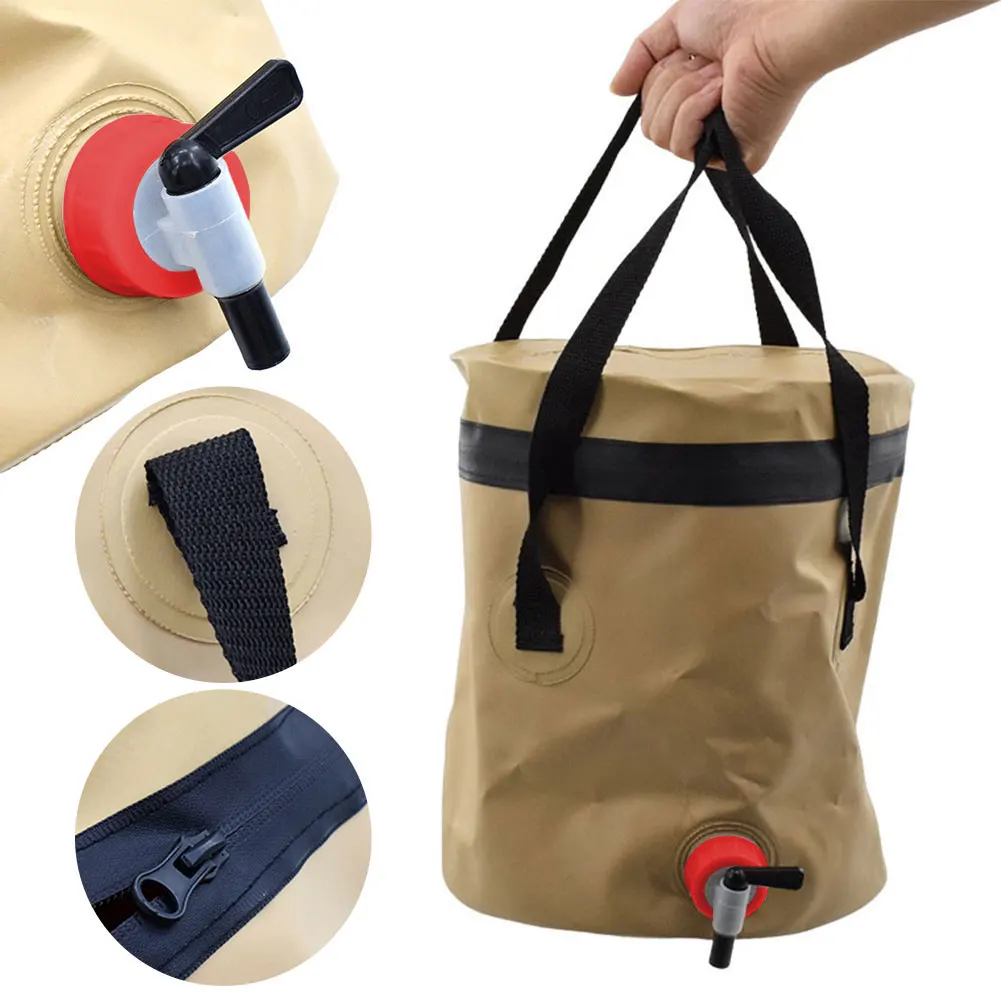 10L Foldable Bucket with Faucet Portable Water Carrier Camping Water Storage Container for Camping Fishing Hiking
10L Foldable Bucket with Faucet Portable Water Carrier Camping Water Storage Container for Camping Fishing Hiking