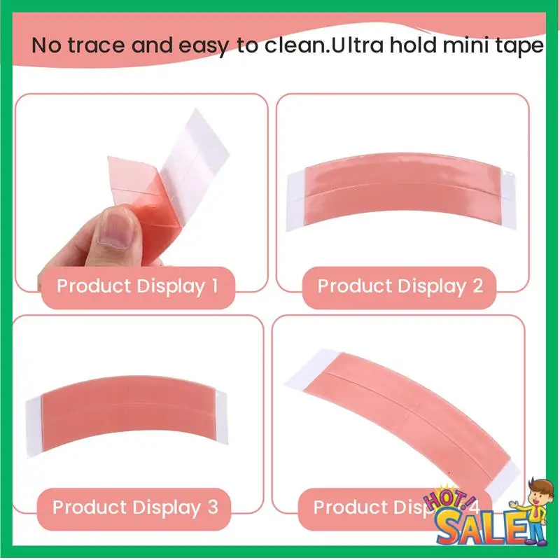 A53T 72Pcs/Lot Duo Tac Lace Wig Sided Double Tape Super Strong Adhesive Hair System Extension Strips For Toupees/Lace Wig
A53T 72Pcs/Lot Duo Tac Lace Wig Sided Double Tape Super Strong Adhesive Hair System Extension Strips For Toupees/Lace Wig
