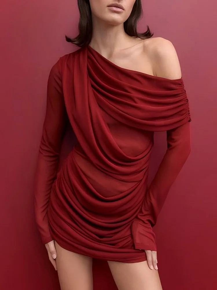 Sexy Me Slanted oulder ort Skirt High Waist Me See-tough Women's Sexy ort Skirt Ciwalk Long Sve High Waist
Sexy Me Slanted oulder ort Skirt High Waist Me See-tough Women's Sexy ort Skirt Ciwalk Long Sve High Waist