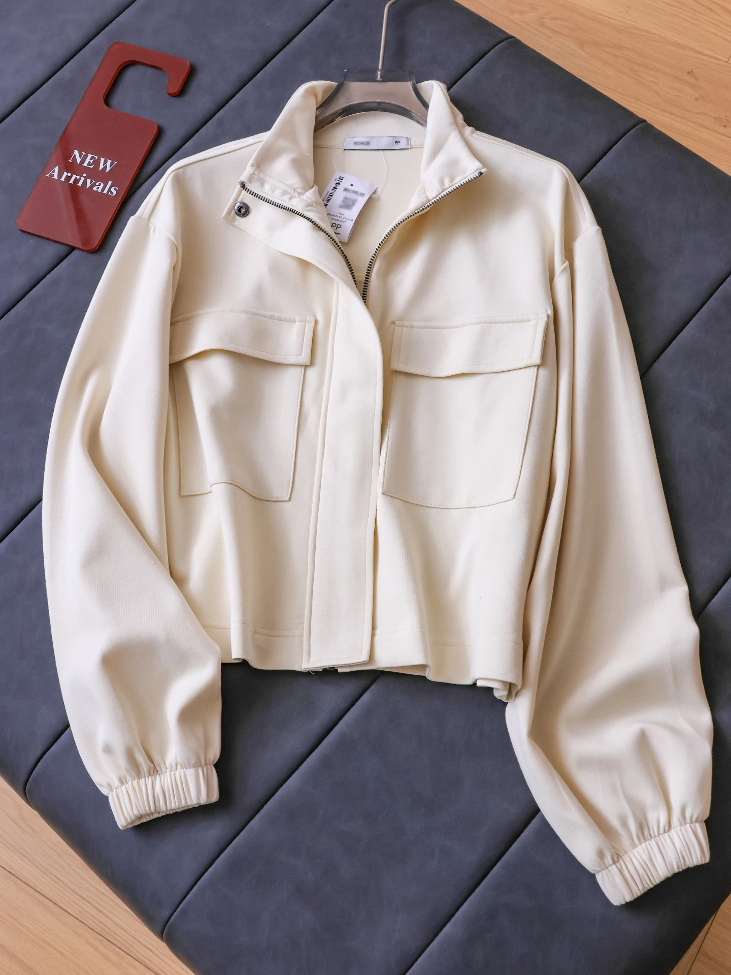 Loose Fit Long Sleeve Workwear Jacket Symmetrical Pocket Stand Collar Casual Style plus Size Color Women's Outerwear
Loose Fit Long Sleeve Workwear Jacket Symmetrical Pocket Stand Collar Casual Style plus Size Color Women's Outerwear