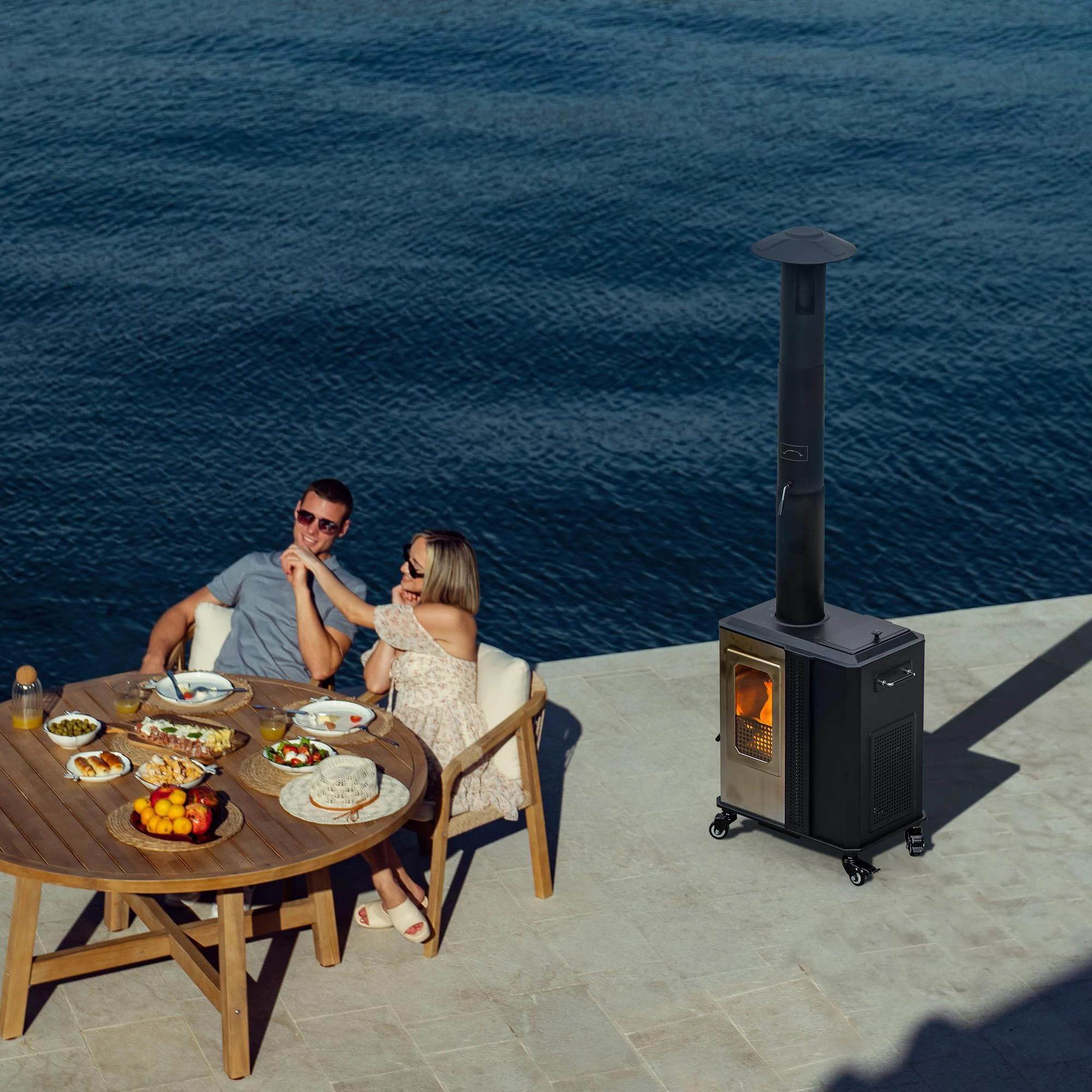 New Arrival Wholesale Hot Selling Outdoor Pellet Heater For Patio Backyard Camping Outdoor Gatherings Portable Outdoor Heating
New Arrival Wholesale Hot Selling Outdoor Pellet Heater For Patio Backyard Camping Outdoor Gatherings Portable Outdoor Heating
