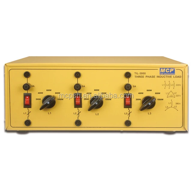 MCP TIL-3000 Three Phase Inductive Load Bank
MCP TIL-3000 Three Phase Inductive Load Bank