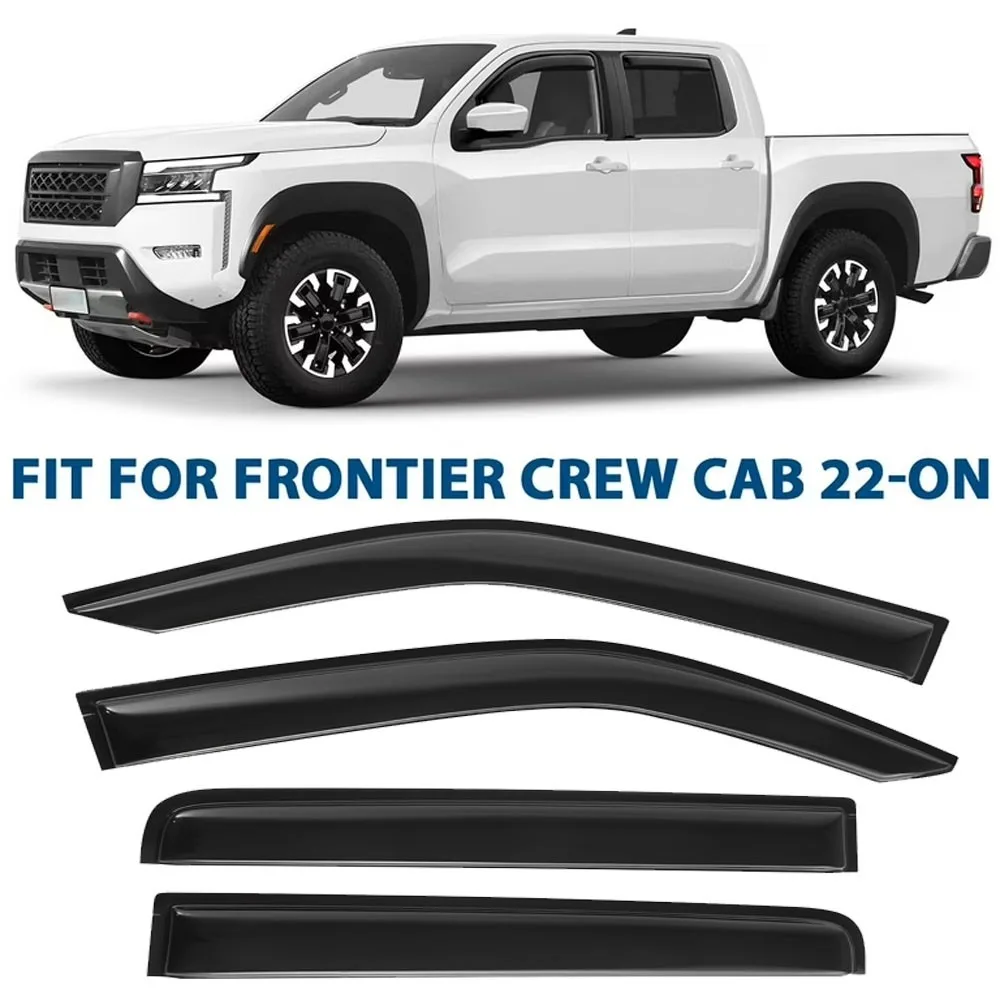 For Nissan Frontier Crew Cab 2022-2025 Window Vent Visors Rain Guards Deflectors
For Nissan Frontier Crew Cab 2022-2025 Window Vent Visors Rain Guards Deflectors