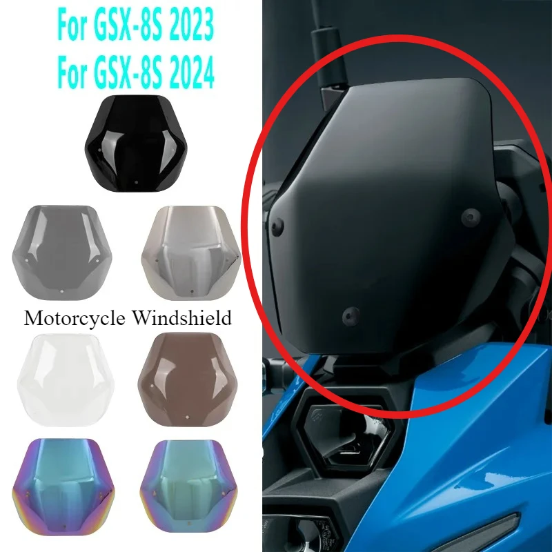 Motorcycle Windshield Wind resistance protection air deflector Windscreen Deflector for GSX 8S GSX-8S 2023 2024
Motorcycle Windshield Wind resistance protection air deflector Windscreen Deflector for GSX 8S GSX-8S 2023 2024