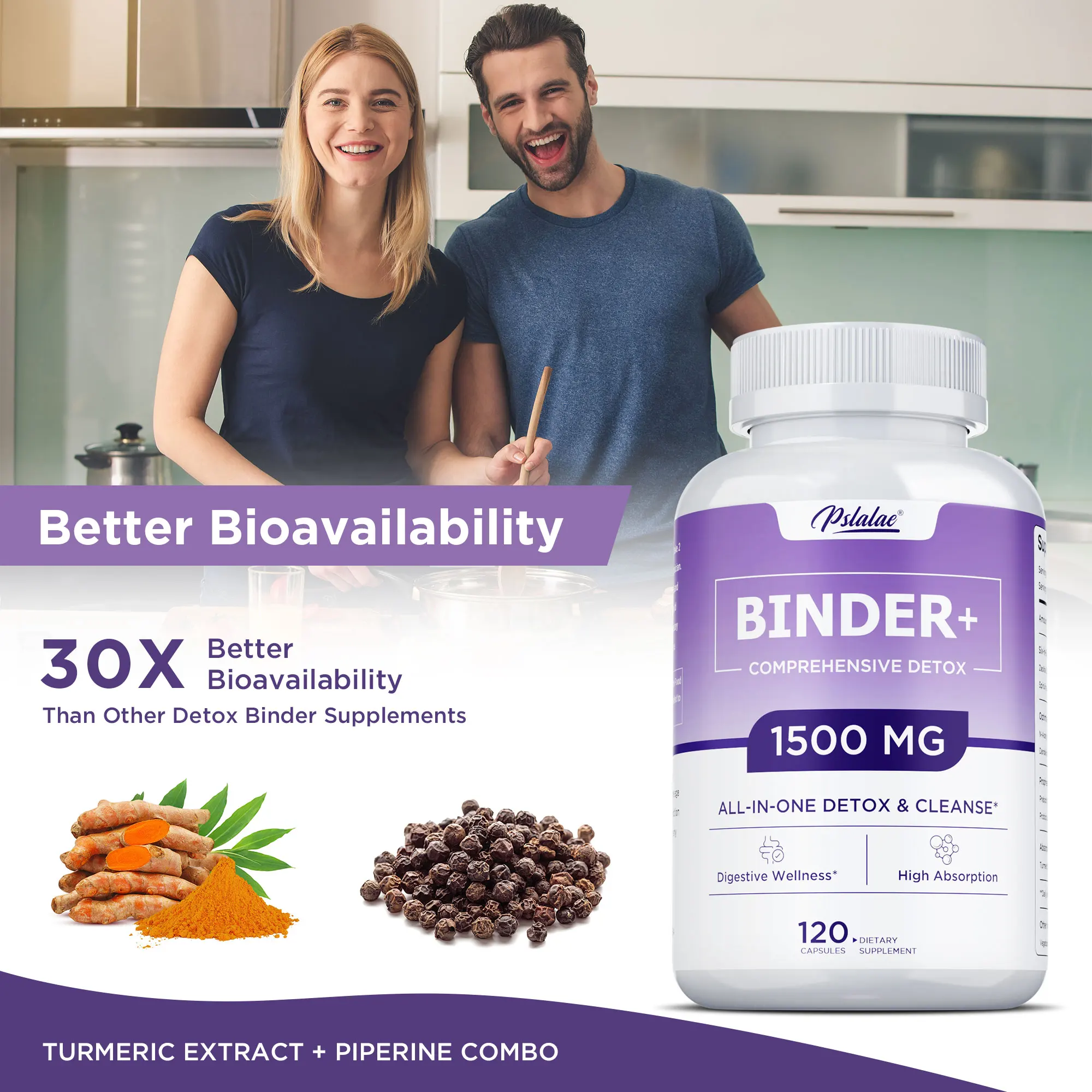 Binder+ - Naturally Liver Cleansing and Repair, Supports Liver Health, Promotes Intestinal Digestion, Improves Absorption 
Binder+ - Naturally Liver Cleansing and Repair, Supports Liver Health, Promotes Intestinal Digestion, Improves Absorption