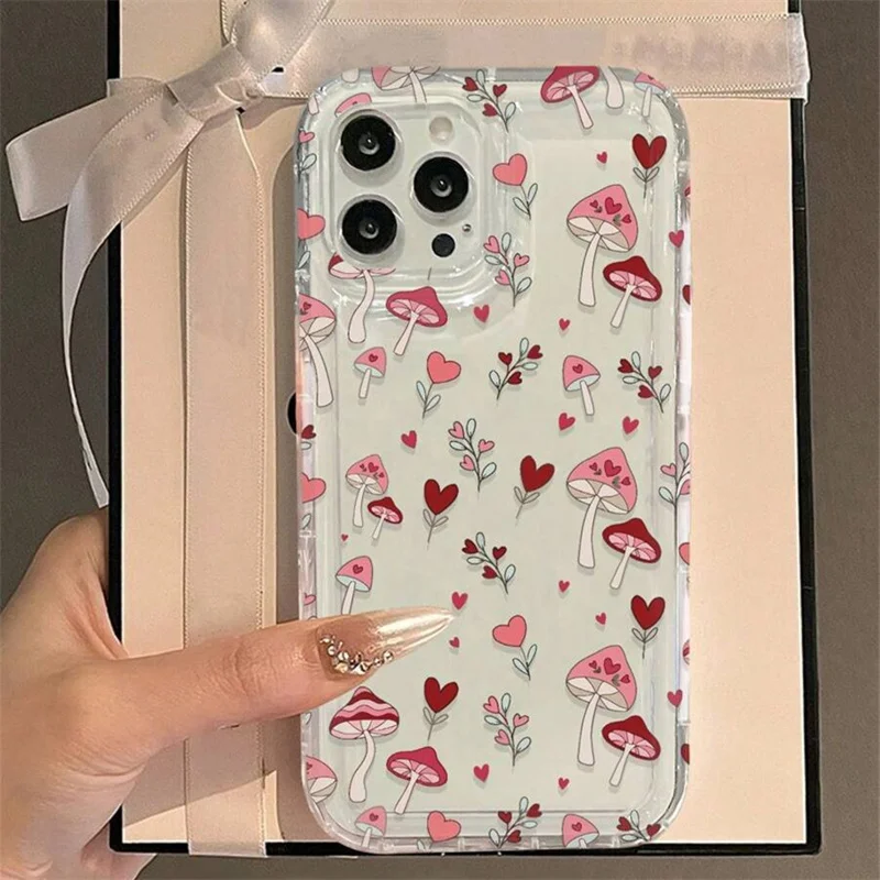 Girl Style Mushroom Pattern Phone Case for Samsung Galaxy A55 A54 A15 A14 A35 A53 5G S25 S24 S23 S22 Ultra Plus FE TPU Cover
Girl Style Mushroom Pattern Phone Case for Samsung Galaxy A55 A54 A15 A14 A35 A53 5G S25 S24 S23 S22 Ultra Plus FE TPU Cover