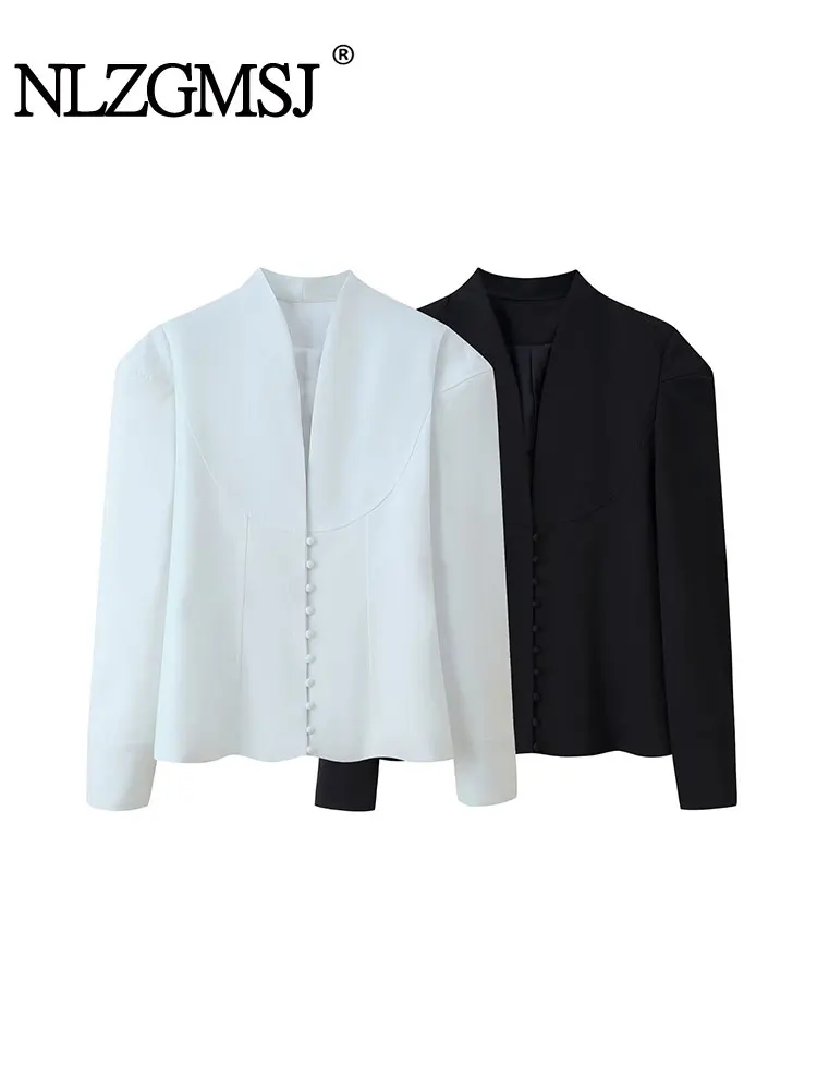 NLZGMSJ Vintage Chic Women Jackets Solid Single Breasted Long Sleeve Coats Fashion Holiday Elegant Top
NLZGMSJ Vintage Chic Women Jackets Solid Single Breasted Long Sleeve Coats Fashion Holiday Elegant Top