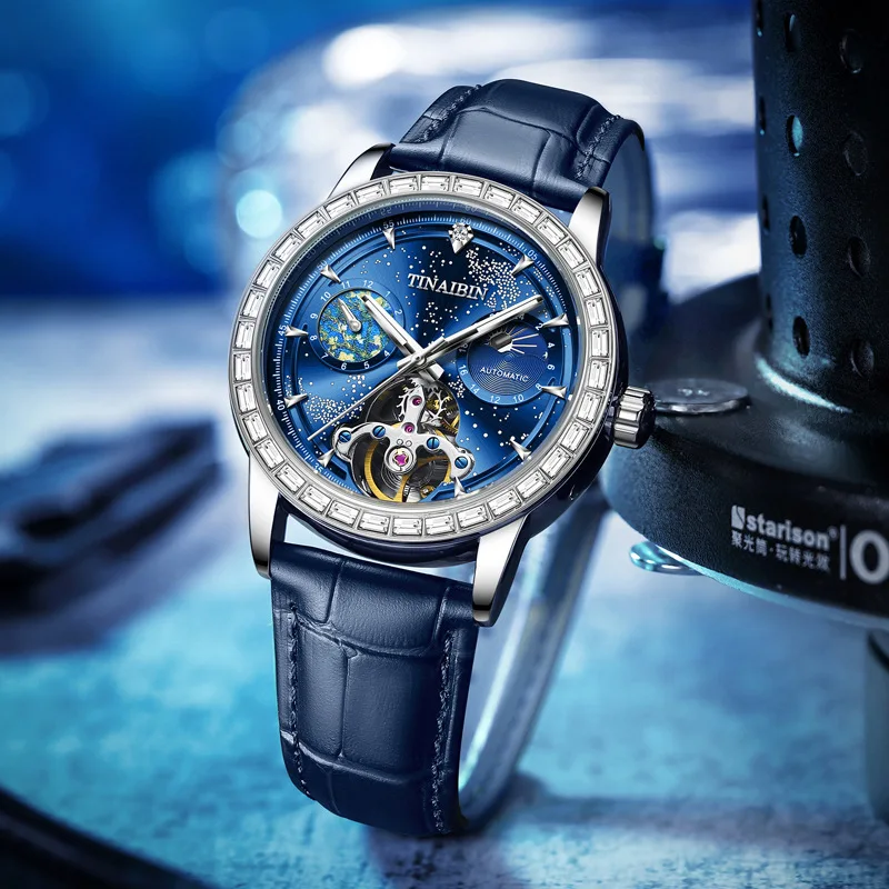 Swiss *Style Men’s Automatic Mechanical Watch, Skeleton Dial, Waterproof Luminous Luxury Wristwatch
Swiss *Style Men’s Automatic Mechanical Watch, Skeleton Dial, Waterproof Luminous Luxury Wristwatch