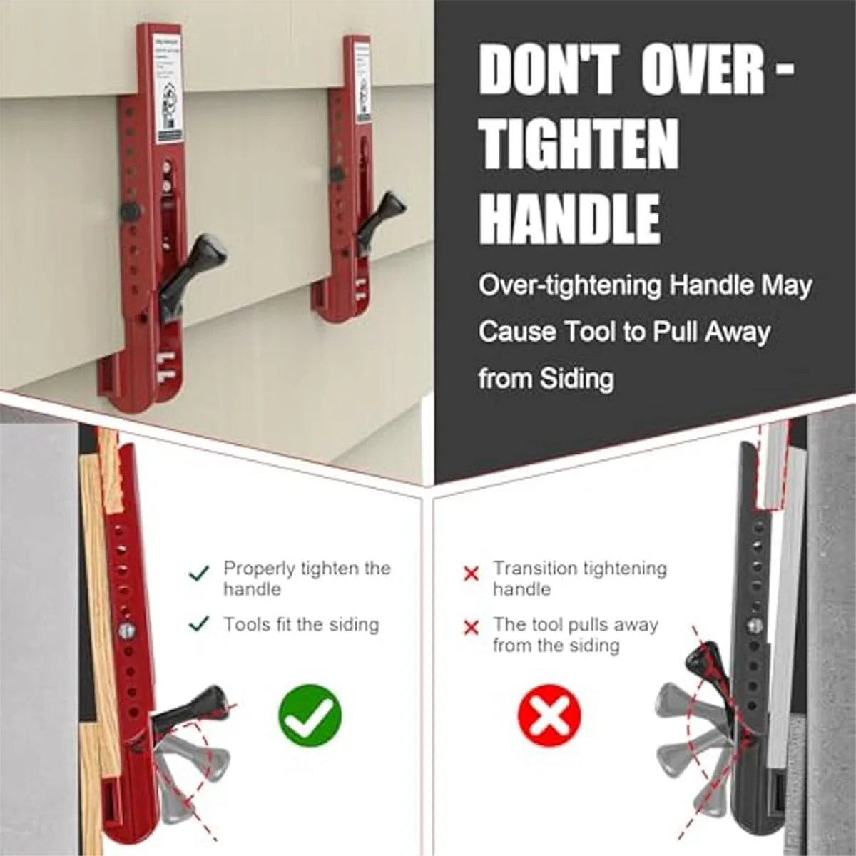 A47ZZ 2pcs Siding Installation Tools for 5/16Inch Fiber Cement Siding, Siding Mounting Kit with Adjustable Reveals
A47ZZ 2pcs Siding Installation Tools for 5/16Inch Fiber Cement Siding, Siding Mounting Kit with Adjustable Reveals