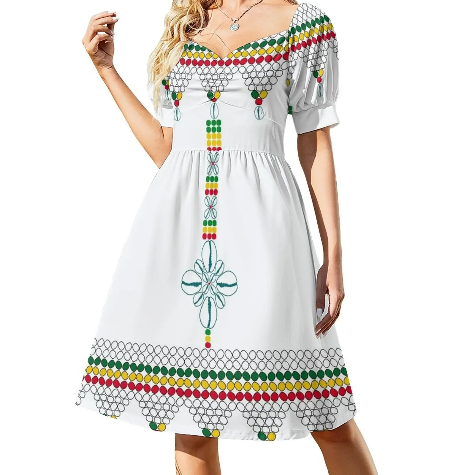 Green, Yellow and Red. Chelie and zagol. Short-Sleeved Dress dresses korean style Women's dress
Green, Yellow and Red. Chelie and zagol. Short-Sleeved Dress dresses korean style Women's dress