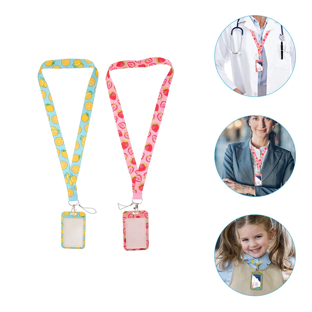 2Pcs Id Badge Holder Card Sleeve Fruit Pattern Anti-Scratch Card Holder Hanging Case for Students Teachers Bus Cards Cover
2Pcs Id Badge Holder Card Sleeve Fruit Pattern Anti-Scratch Card Holder Hanging Case for Students Teachers Bus Cards Cover