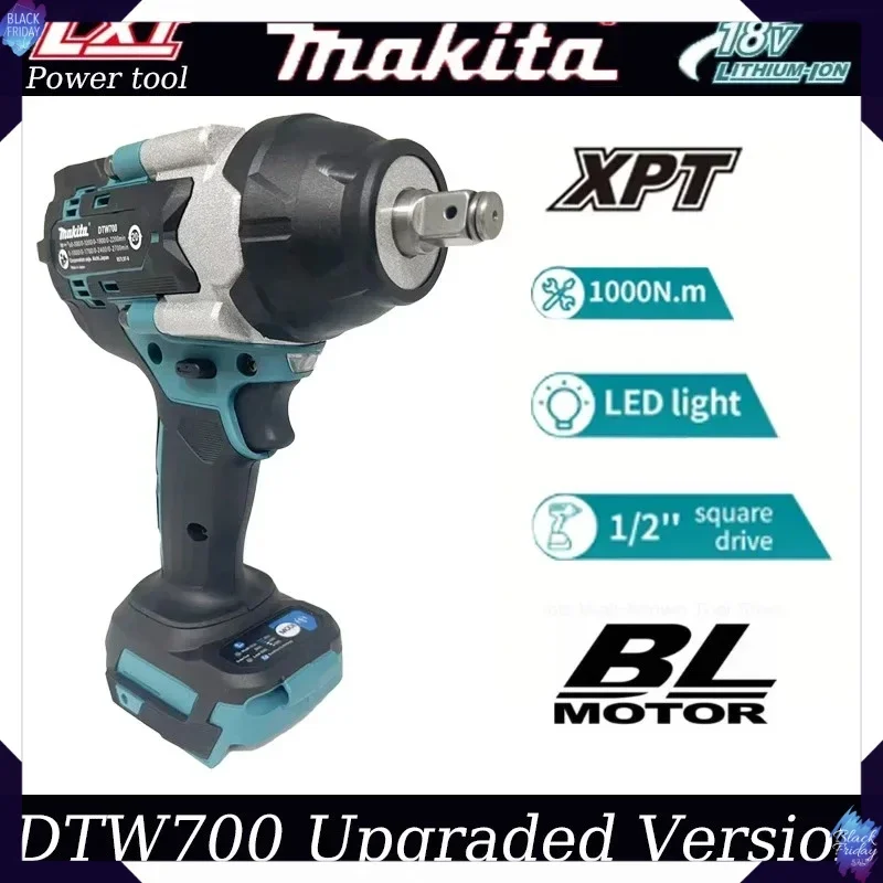 100% Original Makita 18V Battery 1000 N.M Torque DTW700 Brushless Electric Impact Wrench 1/2 In Lithium-Ion Battery For
100% Original Makita 18V Battery 1000 N.M Torque DTW700 Brushless Electric Impact Wrench 1/2 In Lithium-Ion Battery For