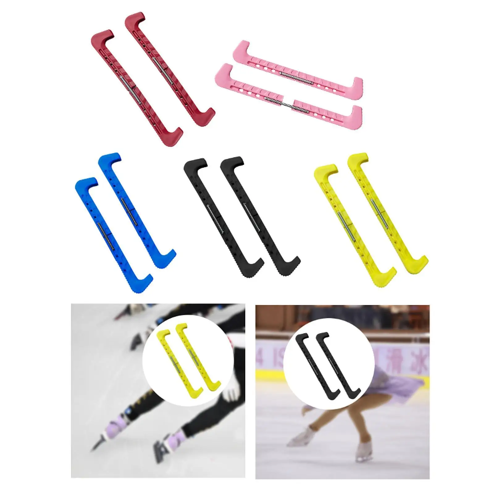 2x Skating Blade Cover Ice Skate Guards Ice Skating Accessories Protective Adjustable for Hockey Sports Ice Skates Men Women
2x Skating Blade Cover Ice Skate Guards Ice Skating Accessories Protective Adjustable for Hockey Sports Ice Skates Men Women