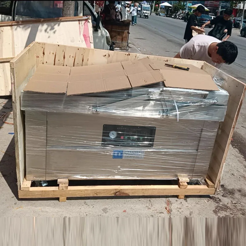 Double Chamber Industrial Vacuum Sealer Machine for Food Commercial Packaging
Double Chamber Industrial Vacuum Sealer Machine for Food Commercial Packaging