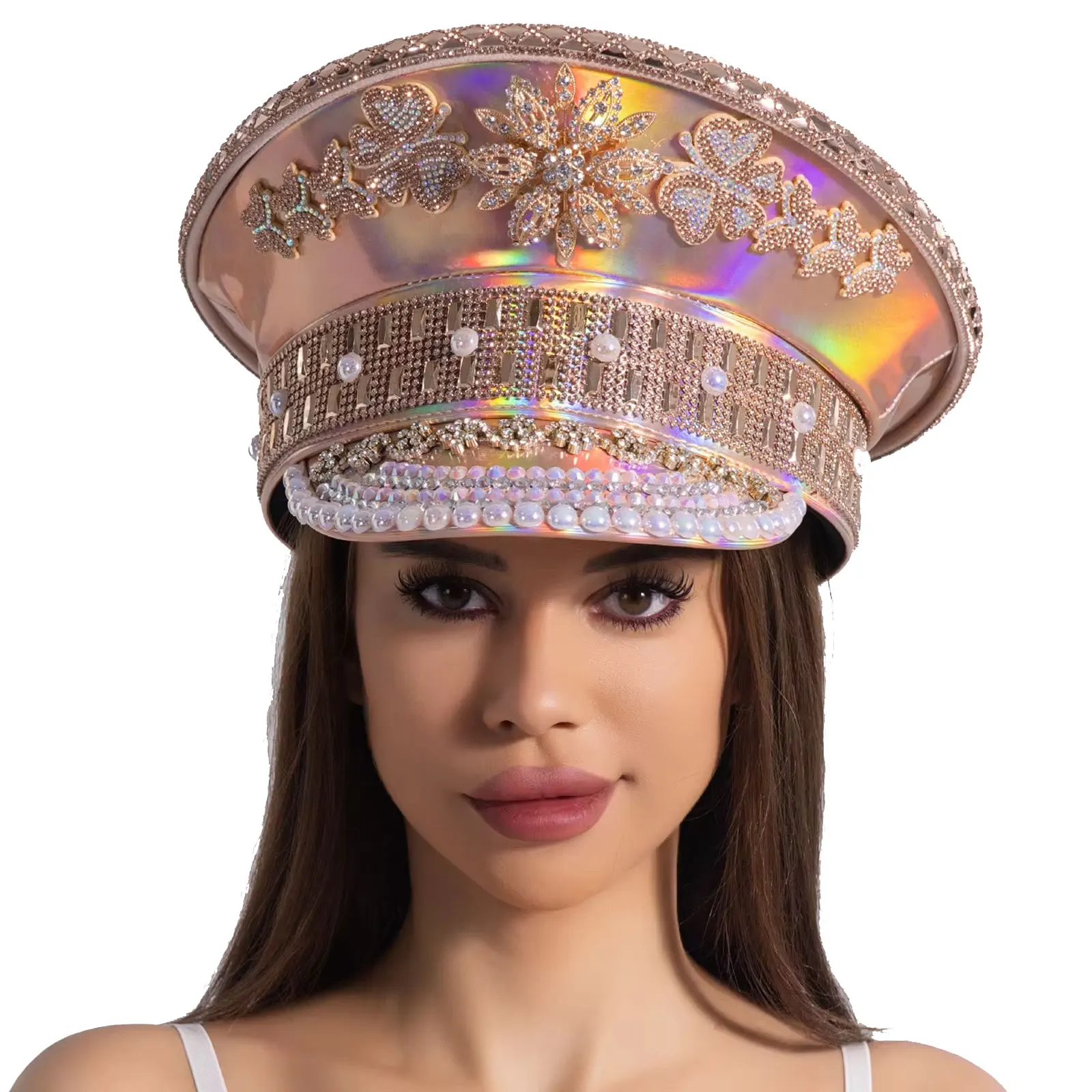 Steampunk Military Hat Spike Captain Cap Women Me Sergeant Hat Hen Do Hat Halloween DJ Go Dancer Hat Birthday Carnival Party Hat
Steampunk Military Hat Spike Captain Cap Women Me Sergeant Hat Hen Do Hat Halloween DJ Go Dancer Hat Birthday Carnival Party Hat