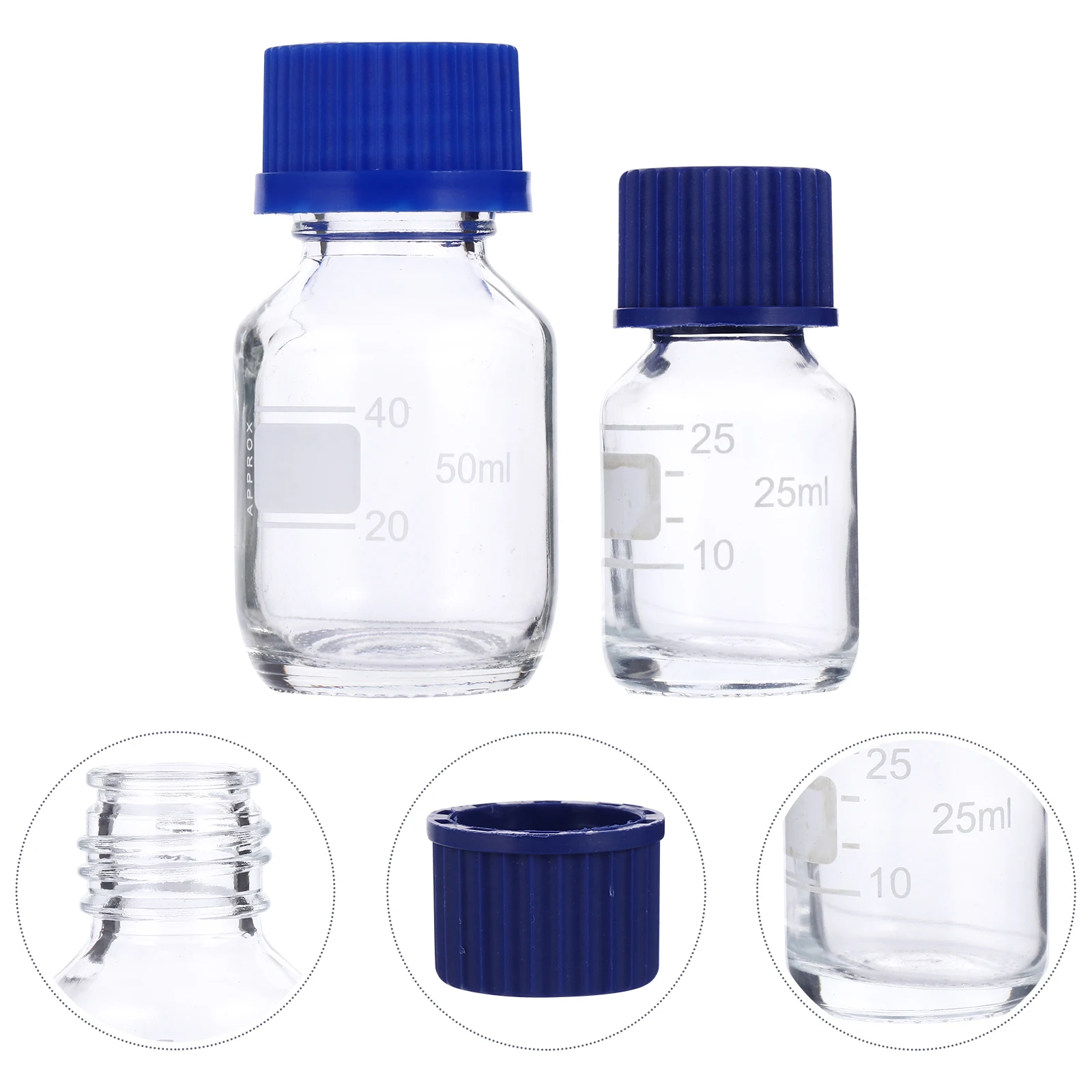 10pcs Reagent Bottle Glass Sealing Lab Storage Bottle Leakproof Solid Liquid Chemical Jar Test Tube 4 Sizes
10pcs Reagent Bottle Glass Sealing Lab Storage Bottle Leakproof Solid Liquid Chemical Jar Test Tube 4 Sizes