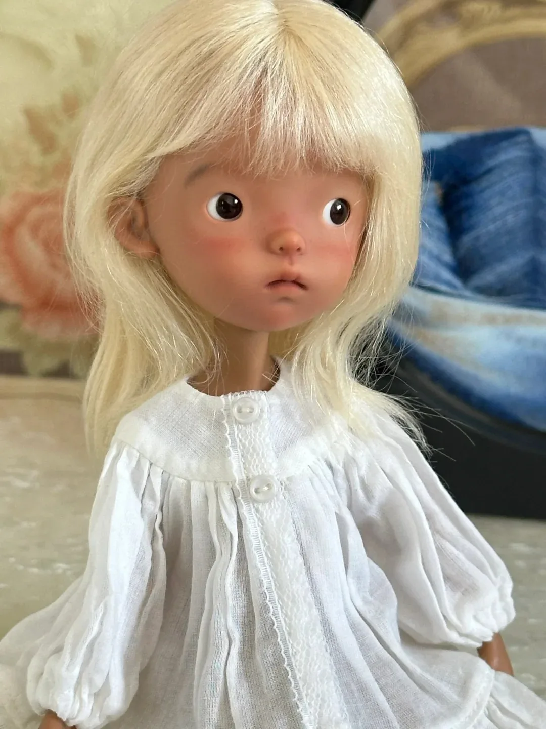 Новая кукла SD BJD 1/6 Landoudou Scale Blue Bean Girl, игрушка из смолы, подарок на день рождения, куклы в предложениях, искусственные куклы в бесплатной доставке
Новая кукла SD BJD 1/6 Landoudou Scale Blue Bean Girl, игрушка из смолы, подарок на день рождения, куклы в предложениях, искусственные куклы в бесплатной доставке