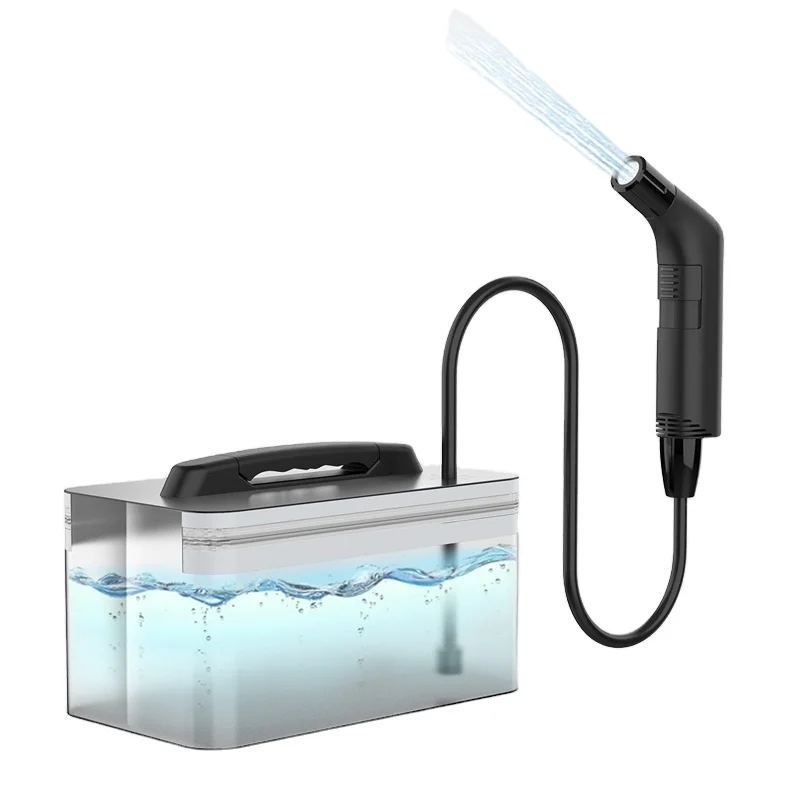 2 kinds of spray mode electric portable bidet, rechargeable Saudi toilet, with 2.3 liter water tank, for Muslim cleaning 
2 kinds of spray mode electric portable bidet, rechargeable Saudi toilet, with 2.3 liter water tank, for Muslim cleaning