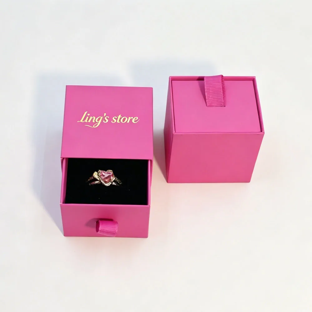 50Pcs Custom Logo Black Paper Drawer Jewelry Box Fashion Minimalist Ring Earrings Necklace Gift Packaging Box For Small Business
50Pcs Custom Logo Black Paper Drawer Jewelry Box Fashion Minimalist Ring Earrings Necklace Gift Packaging Box For Small Business