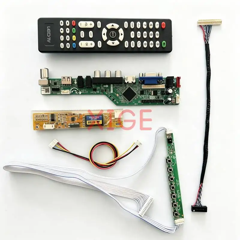For CLAA154WA04 CLAA154WA05 CLAA154WA03 CLAA154WA01 Display Drive Board Kit 1280x800 30 Pin LVDS USB+AV+VGA+HDMI 1-CCFL 1280*800
For CLAA154WA04 CLAA154WA05 CLAA154WA03 CLAA154WA01 Display Drive Board Kit 1280x800 30 Pin LVDS USB+AV+VGA+HDMI 1-CCFL 1280*800