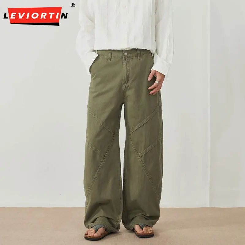 Men's Distressed Loose Wide Leg Pants, Amikaji Cargo Balloon Pants, Cityboy Relaxed Fit Work Pants, Casual Curved Knife Pants
Men's Distressed Loose Wide Leg Pants, Amikaji Cargo Balloon Pants, Cityboy Relaxed Fit Work Pants, Casual Curved Knife Pants