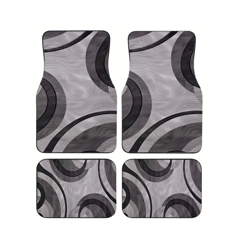 Neutral Tone Grey Wave Textured Car Floor Mats 4pcs Waterproof Washable Carpets
Neutral Tone Grey Wave Textured Car Floor Mats 4pcs Waterproof Washable Carpets
