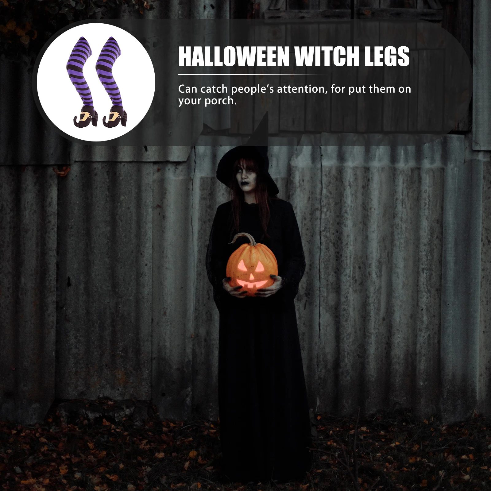Witch Thigh Decoration Halloween Decorations Outdoor Leg Adornment Lawn Photo
Witch Thigh Decoration Halloween Decorations Outdoor Leg Adornment Lawn Photo