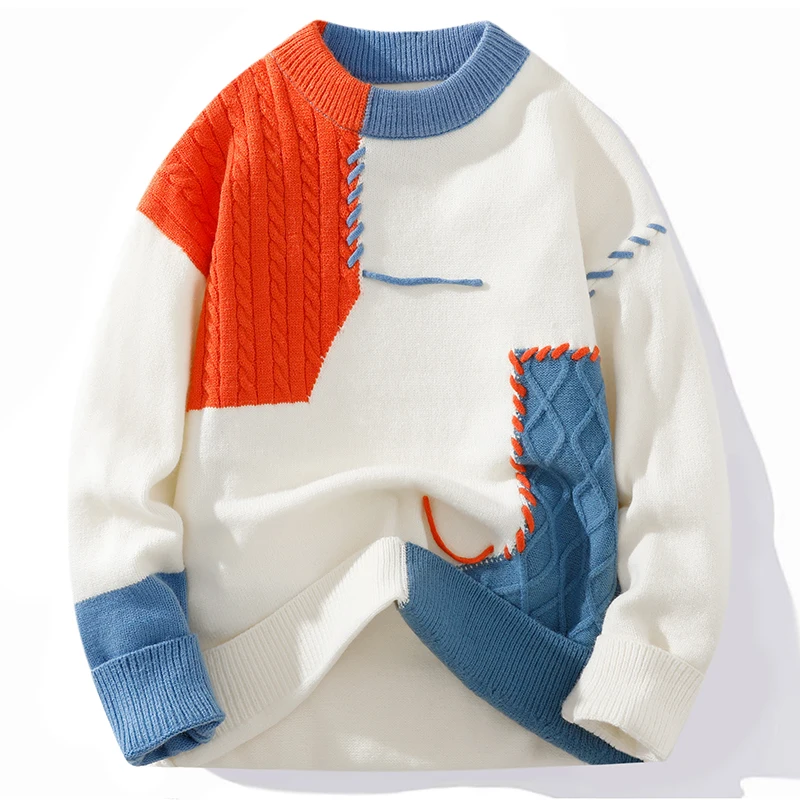 Autumn Women's Sweater 2024 New Pullovers Spliced Knit Long Sleeve Women Sweaters Girl Soft Slim y2k Knitwear Female Outerwears
Autumn Women's Sweater 2024 New Pullovers Spliced Knit Long Sleeve Women Sweaters Girl Soft Slim y2k Knitwear Female Outerwears