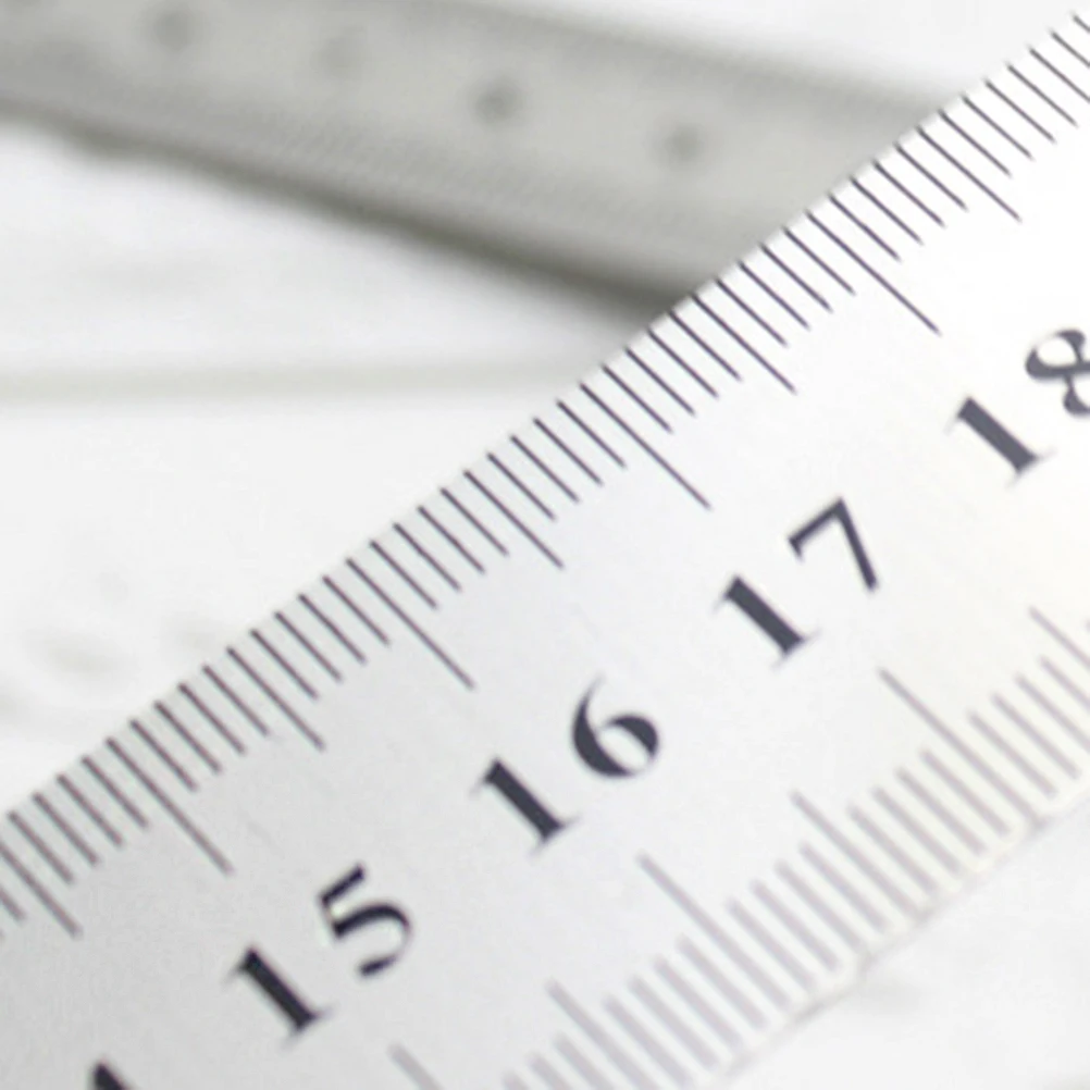 2Pcs Stainless Steel Rulers Double Side Scale Metal Ruler for Office School Home Use 20cm 15cm Sturdy Wear Resistant
2Pcs Stainless Steel Rulers Double Side Scale Metal Ruler for Office School Home Use 20cm 15cm Sturdy Wear Resistant