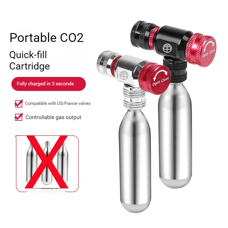 OFFBONDAGE Fast CO2 Inflator Portable Aluminum Alloy Road Bicycle Tire Inflator Adjustable MTB Tire Pump cycling Accessories
OFFBONDAGE Fast CO2 Inflator Portable Aluminum Alloy Road Bicycle Tire Inflator Adjustable MTB Tire Pump cycling Accessories