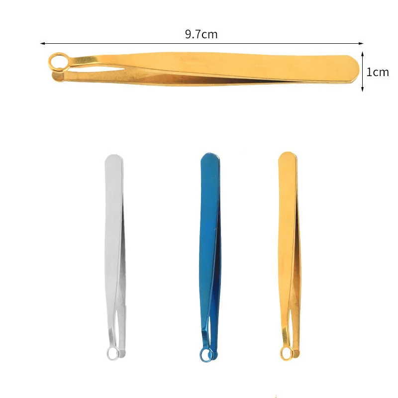 Stainless Steel Nose Eyebrow Hair Removal Tweezers Trimming Universal Tweezers Anti-static Nose Hair Precision Round Razor Tip
Stainless Steel Nose Eyebrow Hair Removal Tweezers Trimming Universal Tweezers Anti-static Nose Hair Precision Round Razor Tip