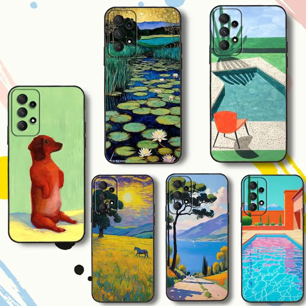 DavidS Hockney A-Art Phone Case For Samsung Galaxy A 80,72,73,91,53,22,51,52,5G,Plus,J,Note Soft Black Cover
DavidS Hockney A-Art Phone Case For Samsung Galaxy A 80,72,73,91,53,22,51,52,5G,Plus,J,Note Soft Black Cover