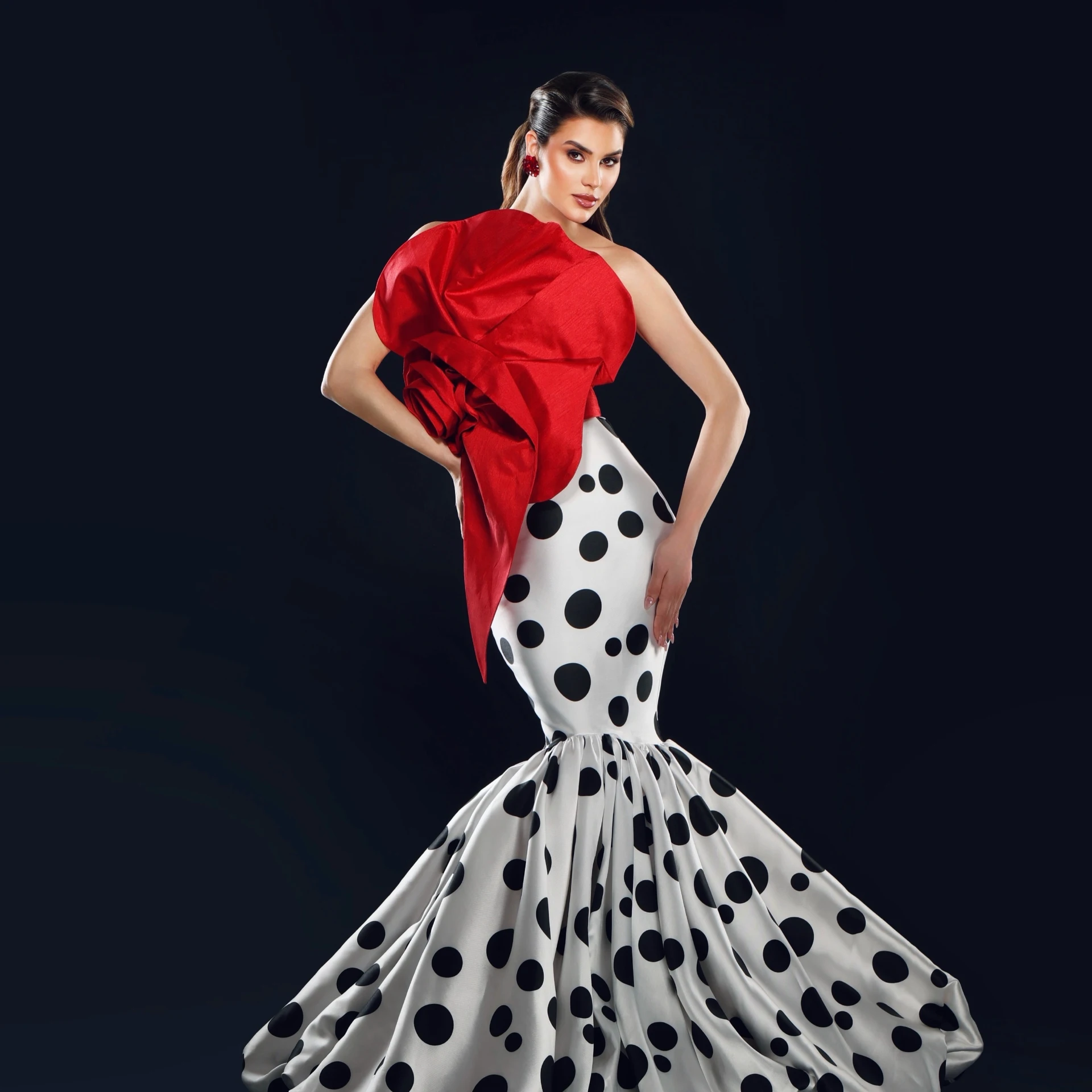 Women Polka Dot Satin Mermaid Skirt High Waist Long Maxi Skirts Black White Print Evening Formal Party Bridesmaid Floor Length
Women Polka Dot Satin Mermaid Skirt High Waist Long Maxi Skirts Black White Print Evening Formal Party Bridesmaid Floor Length