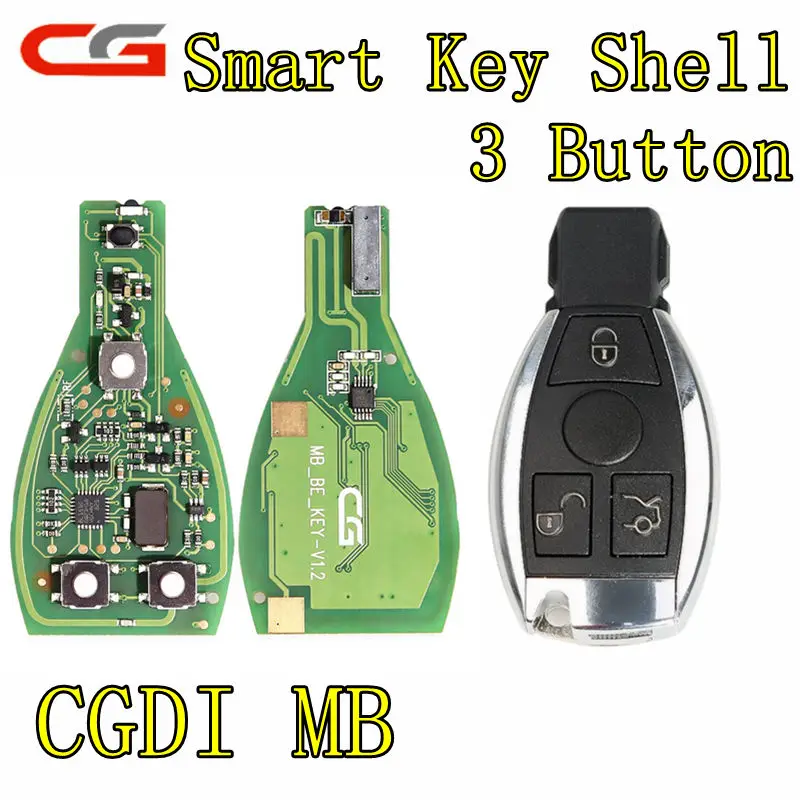 NEW Original CG CGDI Programme MB BE KEY V1.2 With Smart Key Shell 3 Button For Benz Till FBS3 315MHZ/433MHZ Get 1 Free Token CG
NEW Original CG CGDI Programme MB BE KEY V1.2 With Smart Key Shell 3 Button For Benz Till FBS3 315MHZ/433MHZ Get 1 Free Token CG