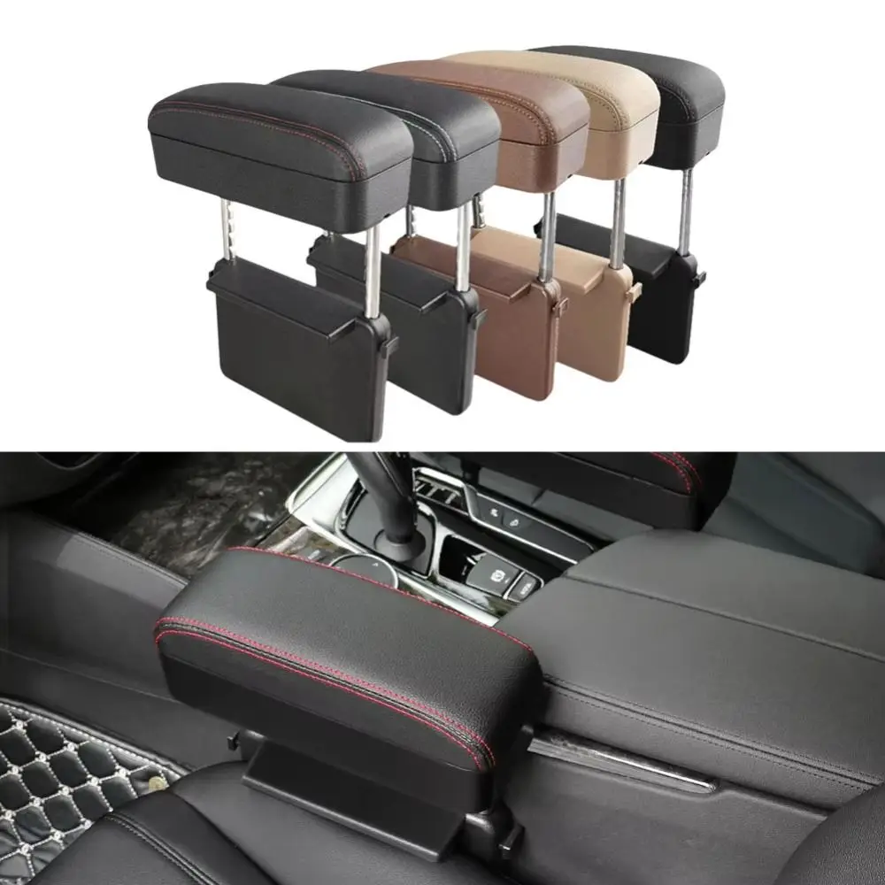 Adjustable Height Center Console Storage Organizer Universal Design Lifting Mechanism Car Seat Arm Rest Extender Clamp Design
Adjustable Height Center Console Storage Organizer Universal Design Lifting Mechanism Car Seat Arm Rest Extender Clamp Design