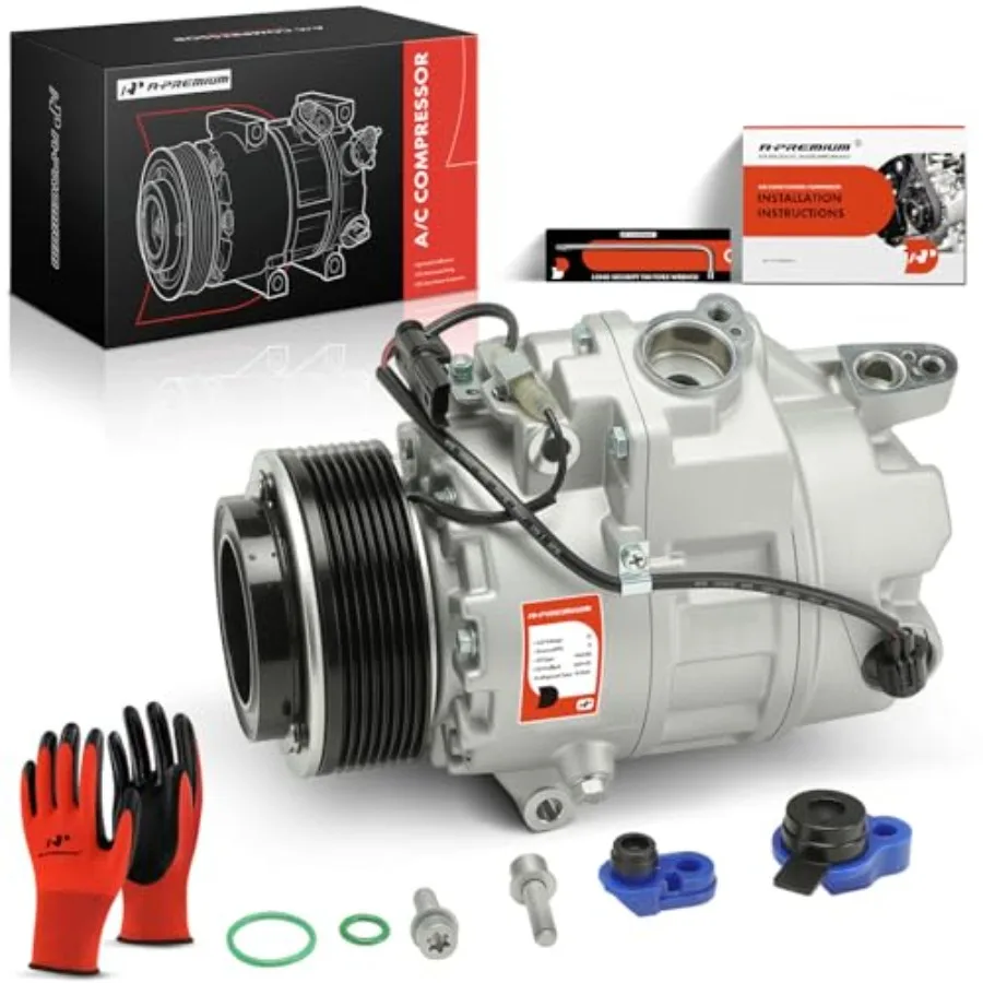 Air Conditioner AC Compressor with Clutch for BMW 740i/740Li 2011-2012 X6 2008-2010 3.0L CSE717 Style, aluminum housing, black
Air Conditioner AC Compressor with Clutch for BMW 740i/740Li 2011-2012 X6 2008-2010 3.0L CSE717 Style, aluminum housing, black