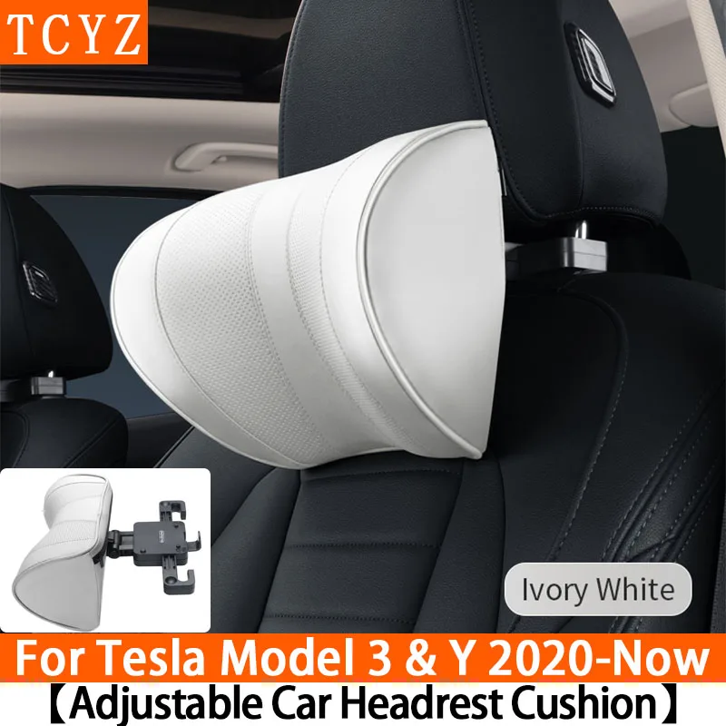 Для Tesla Model Y Juniper & Model 3 Highland 2020-2025 2026, подушка для подголовника, регулируемая подушка для шеи из пены с эффектом памяти и кожаным чехлом
Для Tesla Model Y Juniper & Model 3 Highland 2020-2025 2026, подушка для подголовника, регулируемая подушка для шеи из пены с эффектом памяти и кожаным чехлом