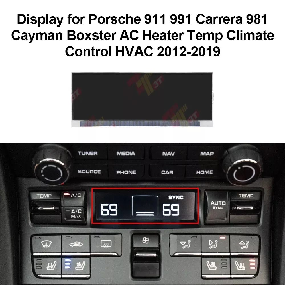 ЖК-дисплей приборной панели для Porsche 911 991 Carrera 981 Cayman Boxster, обогреватель переменного тока, климат-контроль
ЖК-дисплей приборной панели для Porsche 911 991 Carrera 981 Cayman Boxster, обогреватель переменного тока, климат-контроль