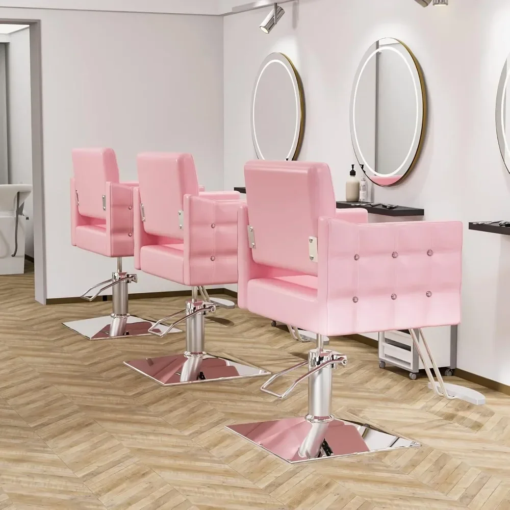 Heavy Duty Hair Salon Chair Hydraulic Barber Chair for Home Barber Shop Pink, Braiding Chair, Styling Hair Beauty Spa Equipment
Heavy Duty Hair Salon Chair Hydraulic Barber Chair for Home Barber Shop Pink, Braiding Chair, Styling Hair Beauty Spa Equipment