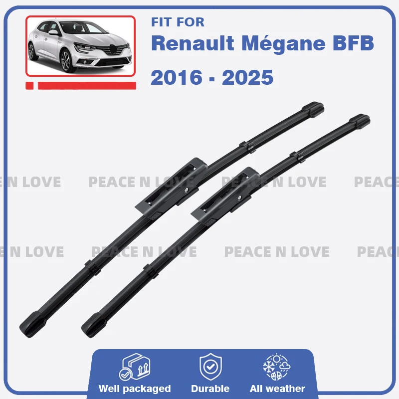 Car Front Wiper Blades For Renault Megane MK4 2016 - 2025 Hatchback GT RS Grandcoupe Grandtour B9A BFB Brushes Auto Accessories
Car Front Wiper Blades For Renault Megane MK4 2016 - 2025 Hatchback GT RS Grandcoupe Grandtour B9A BFB Brushes Auto Accessories